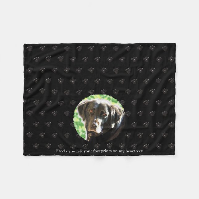 Foto-Memorial-Fleece Komfort für die Suche nach Bl Fleecedecke (Vorderseite (Horizontal))