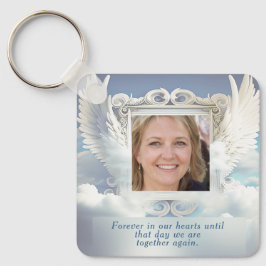 Foto Memorial in Love Memory Schlüsselanhänger