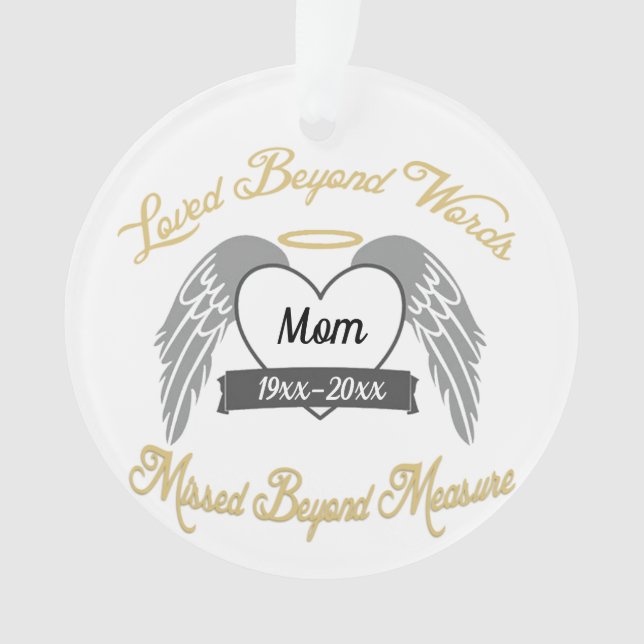 Foto Memorial Keepake - Personalisierte Weihnachte Ornament (Vorderseite)
