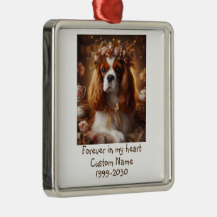 Foto-Memorial Keepake Pet Hund Ornament Aus Metall