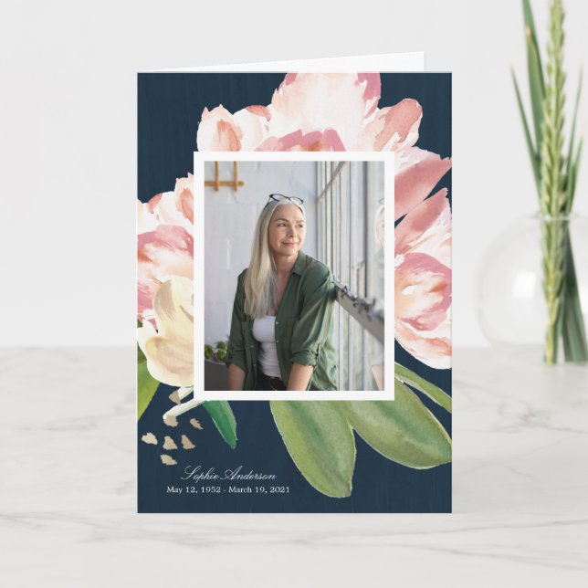 Foto-Memorial-Programm für Aquarellfarben Programm (Vorderseite)