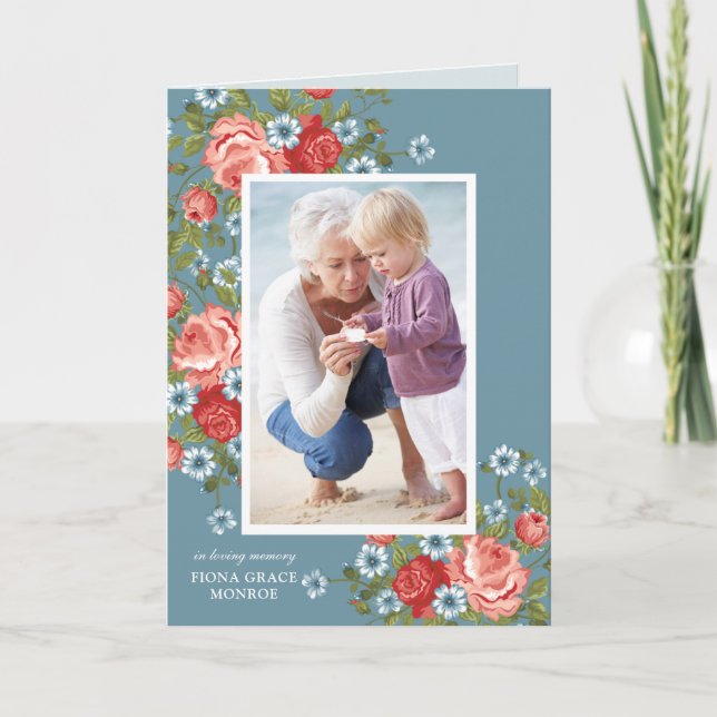 Foto-Memorial-Programm für Vintage Rose Programm (Vorderseite)