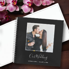 Foto Message Wedding Guest Book Notizbuch