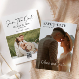 Foto Minimalistisch Save the Date Einladung