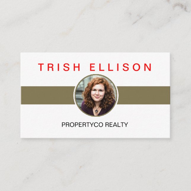 Foto Minimalistische benutzerdefinierte Vorlagenka Begleitkarte (Vorderseite)