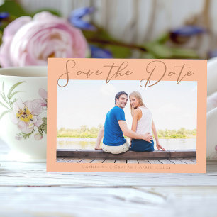 Foto Minimalistische Verlobung Save The Date