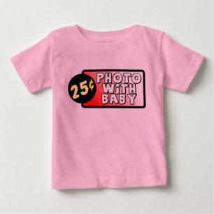 Foto mit Baby Lustiges T-Shirt Babyhumor