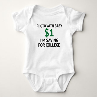 Foto mit Bodysuit des Baby-$1 Baby Strampler