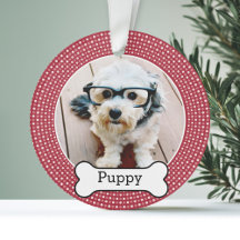 Foto mit Dog-Knochen - beidseitig