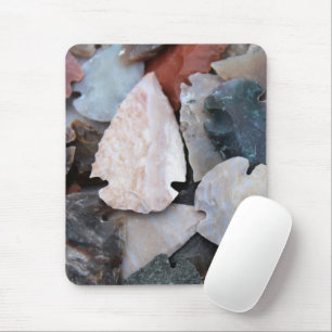 Foto mit farbigen Pfeilspitzen Mousepad