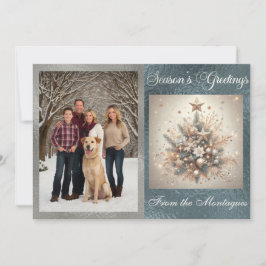 Foto mit Pearl Christmas Design Feiertagskarte