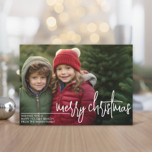 Foto mit riesigem FROHES Weihnachten - Rot Grün K