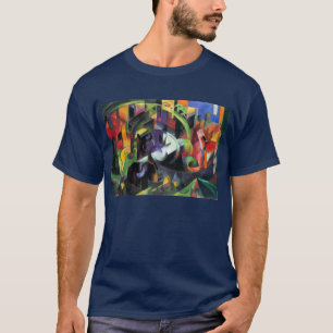 Foto mit Rindern von Franz Marc, Vintage Kunst T-Shirt