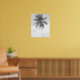 Foto mit schwarz-weißer Palme Poster (Living Room 2)