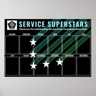 Foto-Mitarbeiter des Monats mit benutzerdefinierte Poster