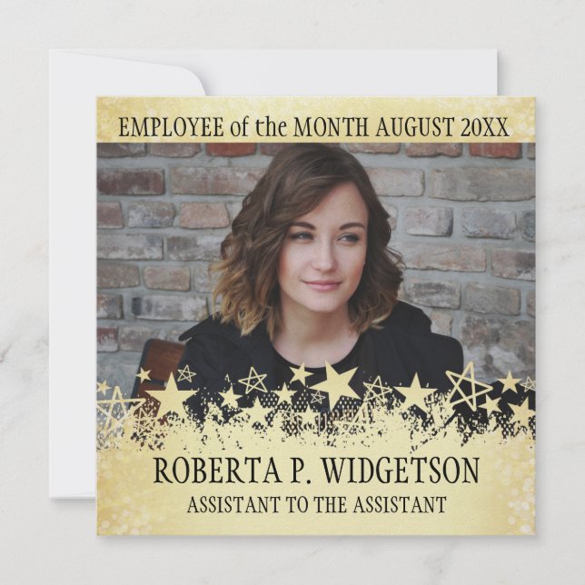 Foto Mitarbeiter des Monats ROCK STAR GOLD (Vorderseite)