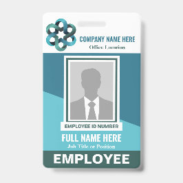 Foto-Mitarbeiter-Tricolor-ID einer beliebigen Farb Ausweis