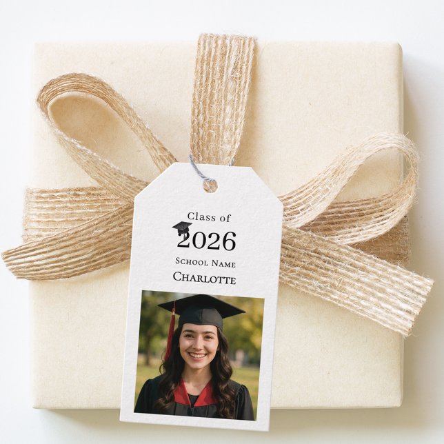 Foto moderne Abschlussfeier DIY Geschenkanhänger (Von Creator hochgeladen)