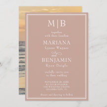 Foto Moderne Minimalistische Boho Pink Hochzeit