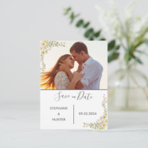 Foto Moderne Typografie Save the Date Personalisie