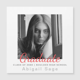 Foto Moderner Abschluss Magnetische Ankündigung