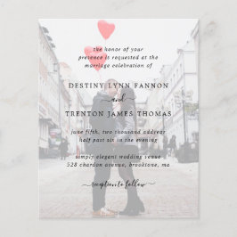 Foto Modernes, einfaches Budget für Hochzeiten