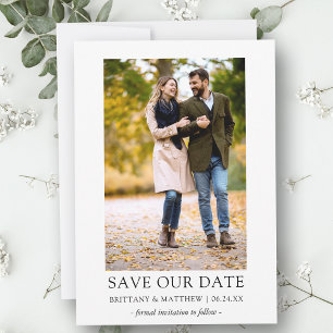 Foto Modernes Minimalistisch Einfaches Rett unsere Save The Date