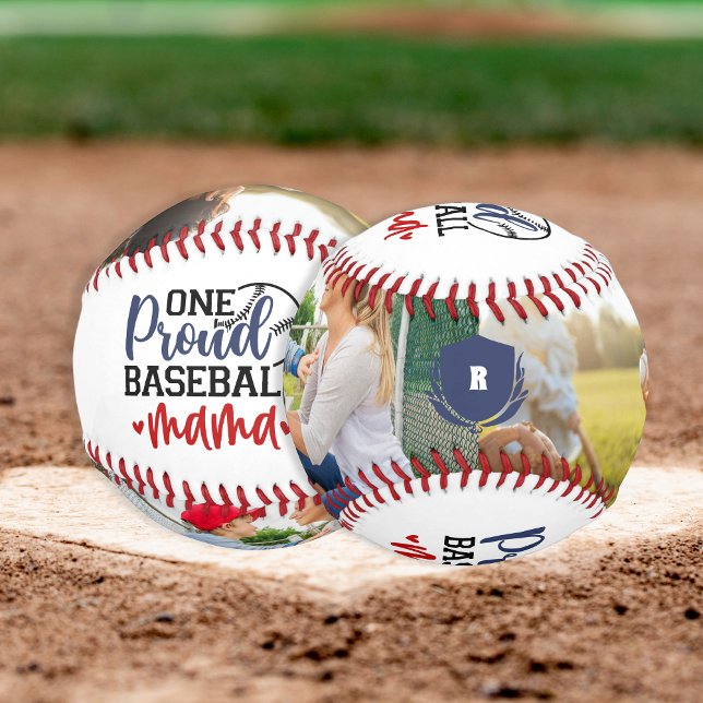 Foto Monogram Baseball Mother-Geschenk (Von Creator hochgeladen)