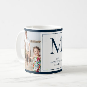 Foto Monogramm Anfangsname Coffee Tasse