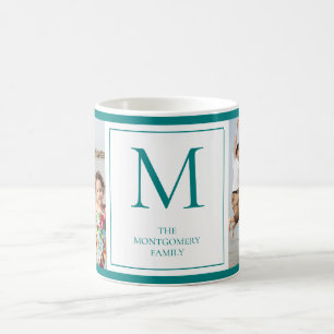 Foto Monogramm Anfangsname Coffee Tasse