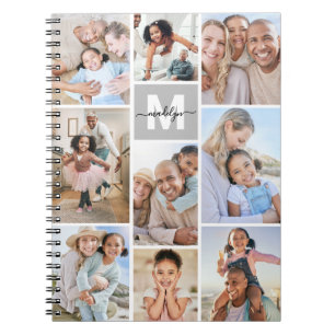 Foto-Monogramm-Bild Notizblock