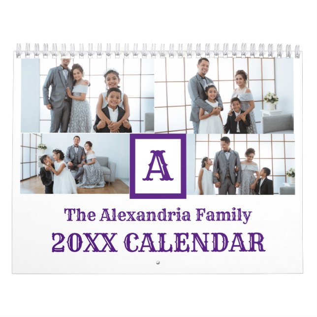 Foto-Monogramm Kalender (Titelbild)