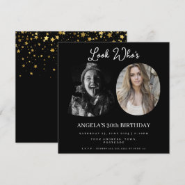 Foto Montage Geburtstagsparty 30 Jahre alt Einladung