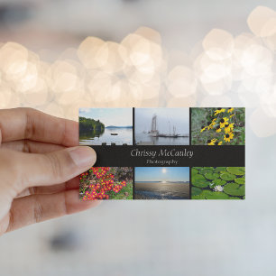 Foto Montage und QR Code Visitenkarte