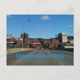Foto Morgantown WV der Skylinepostkarten Postkarte