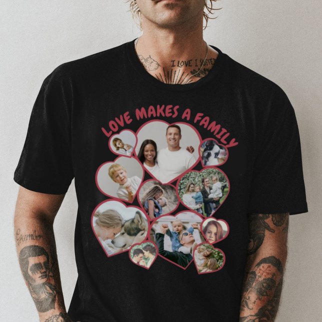 Foto-Mosaik-T - Shirt mit individueller Herzform (Von Creator hochgeladen)