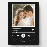 Foto Music Player Personalisiert Black