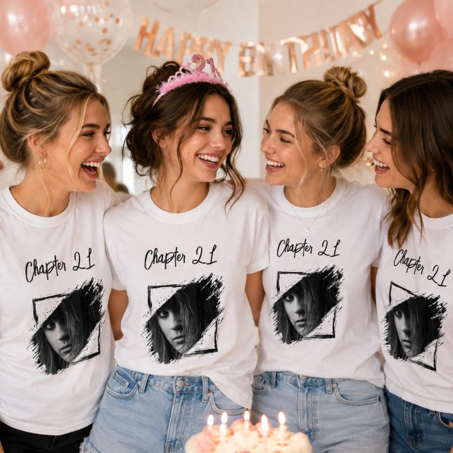 Foto-Name 21. Geburtstag T-Shirt (Von Creator hochgeladen)