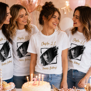 Foto-Name 21. Geburtstag T-Shirt