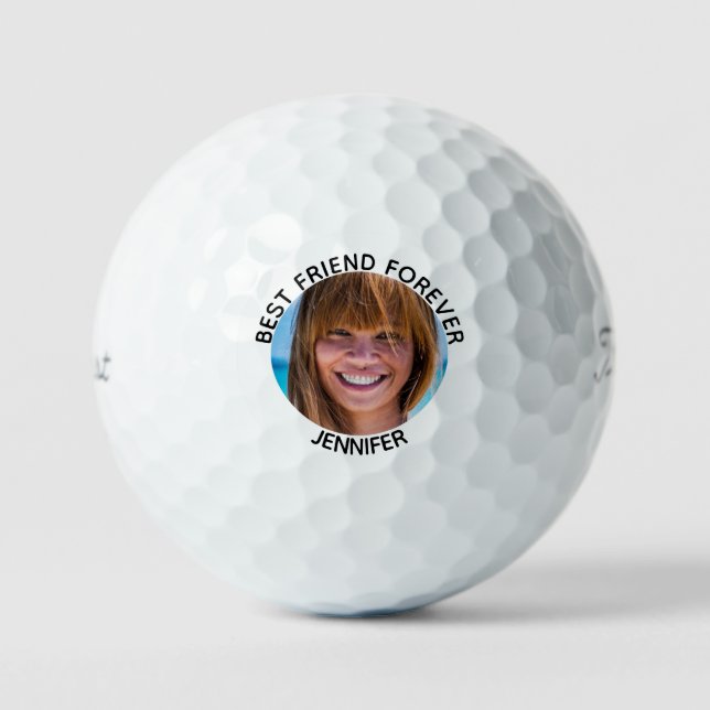 Foto Name des besten Freundes Forever Titleist Pro Golfball (Vorderseite)