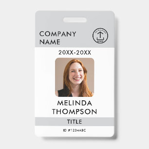 Foto "Name des Unternehmens Mitarbeiter-ID-Karte" Ausweis