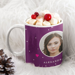 Foto Name personalisiert Weihnachtsfamilie Kaffeetasse
