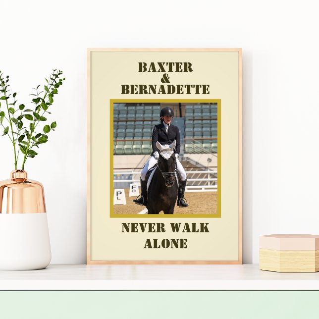 Foto Name Pferdebesitzer Lover Poster (Von Creator hochgeladen)