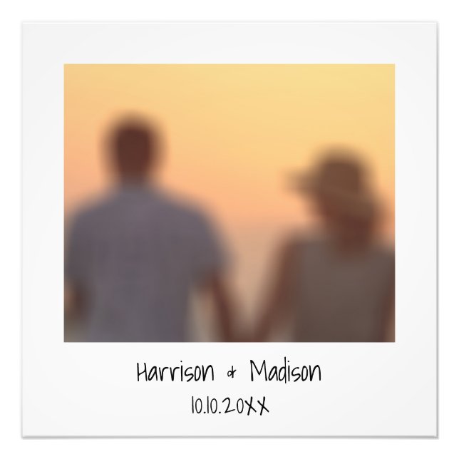 Foto-Namen für Sofortnachfragen, benutzerdefiniert Fotodruck (Vorne)