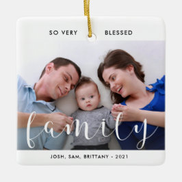 Foto, Namen, so gesegnet Weihnachtsbaum Cer Keramikornament