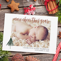 Foto New Baby Christmas Geburtserklärung