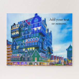  Foto: Niederländische Kanalhäuser Amsterdam, Ni Puzzle