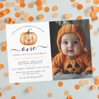 Foto Niedlich Little Pumpkin Erste Geburtstagspart