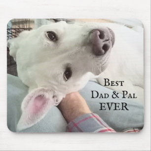Foto Niedlicher Hund Bester Vater Pal je Blue Deni Mousepad