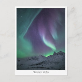 Foto Nordlichtlandschaft Postkarte